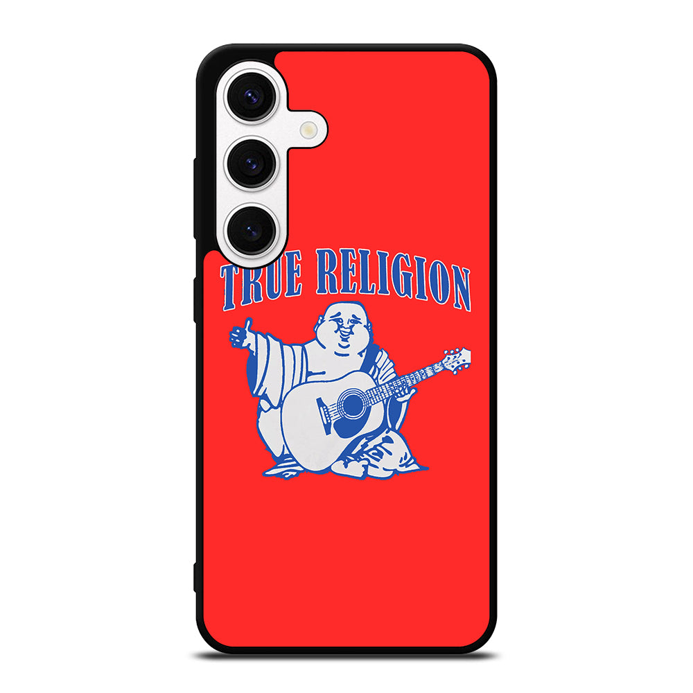 RED BIG BUDDHA TRUE RELIGION LOGO Samsung Galaxy S24 Case Cover