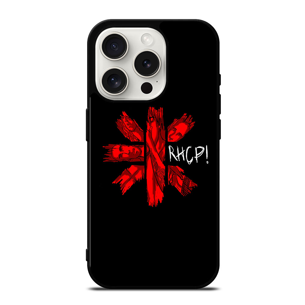 RED HOT CHILI PEPPERS ART LOGO iPhone 15 Pro Case Cover