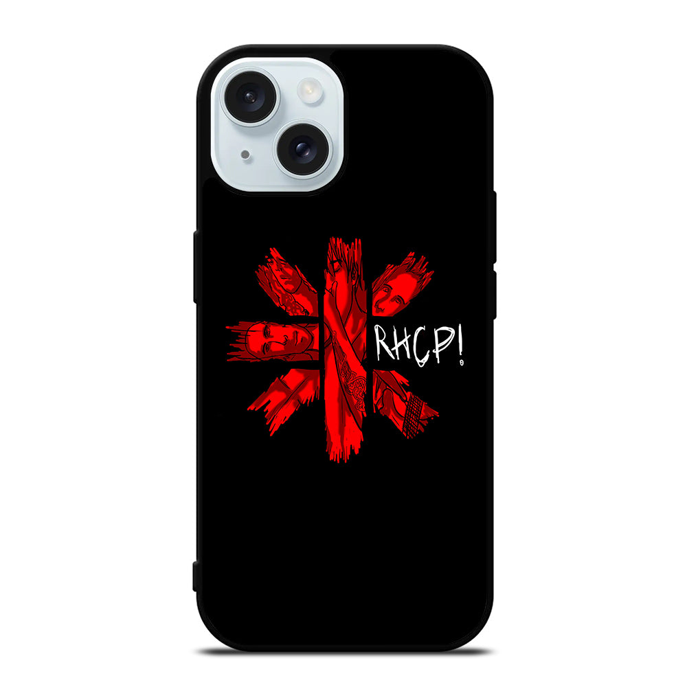 RED HOT CHILI PEPPERS ART LOGO iPhone 15 Case Cover