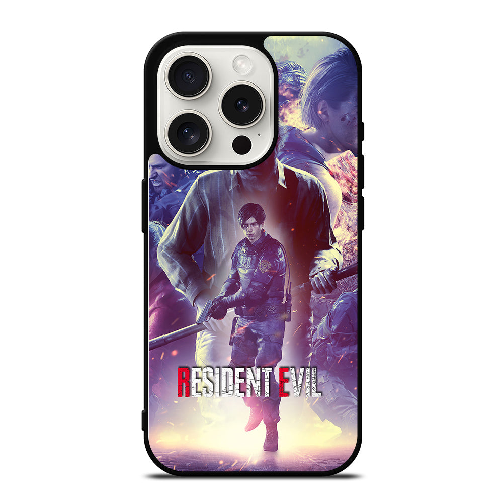 RESIDENT EVIL GAME POSTER iPhone 15 Pro Case Cover