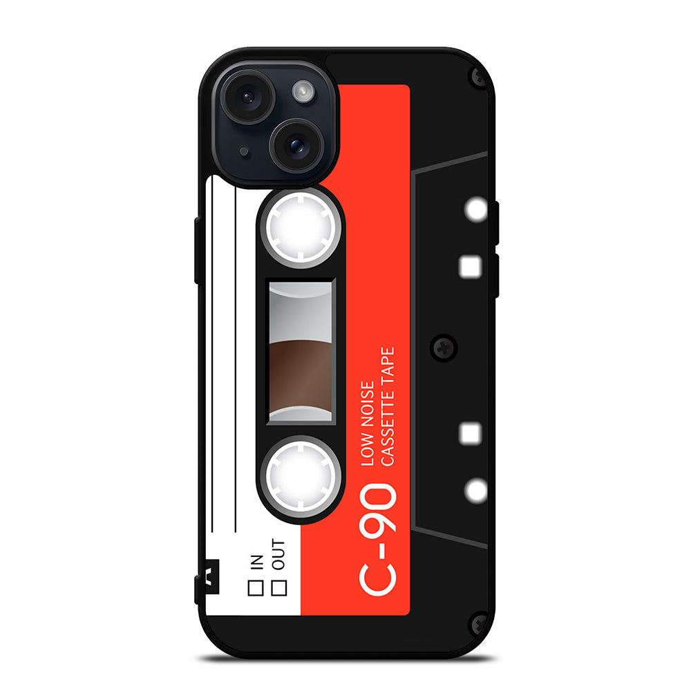 RETRO CASSETTE TAPE VINTAGE iPhone 15 Plus Case Cover – casecentro