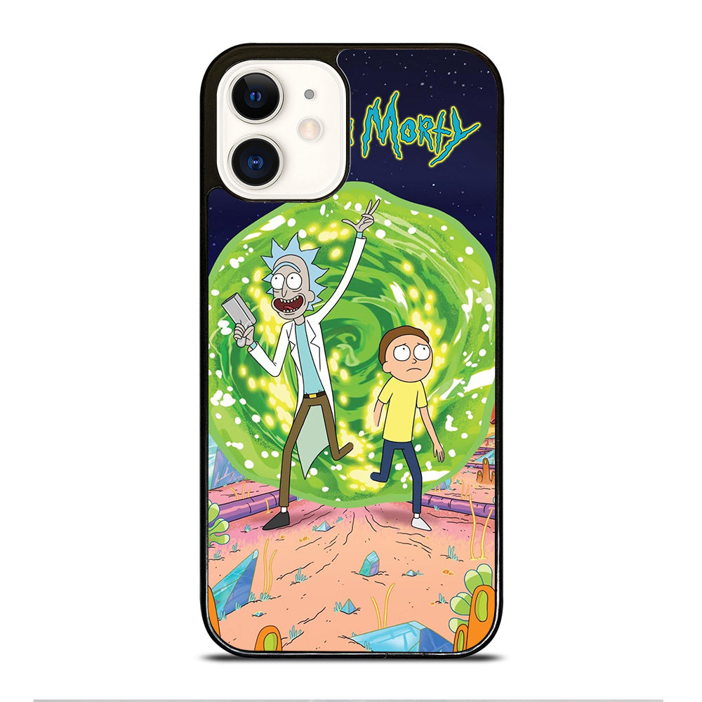 RICK AND MORTY IN PORTAL iPhone 12 Case Cover