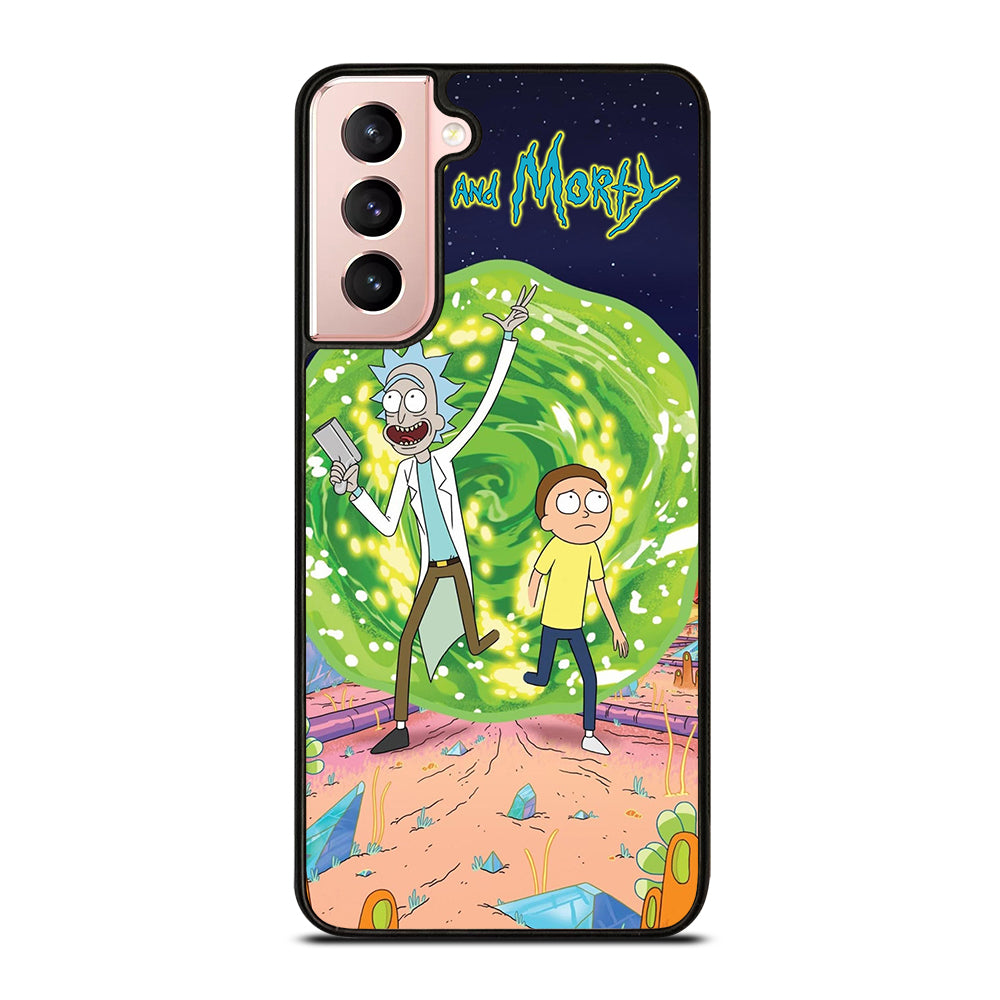 RICK AND MORTY IN PORTAL Samsung Galaxy S21 Case Cover