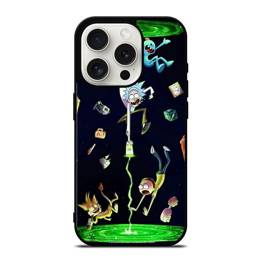 RICK AND MORTY PORTAL iPhone 15 Pro Case Cover