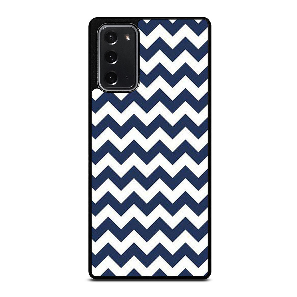 RILEY BLAKE CHEVRON PATTERN BLUE Samsung Galaxy Note 20 Case Cover