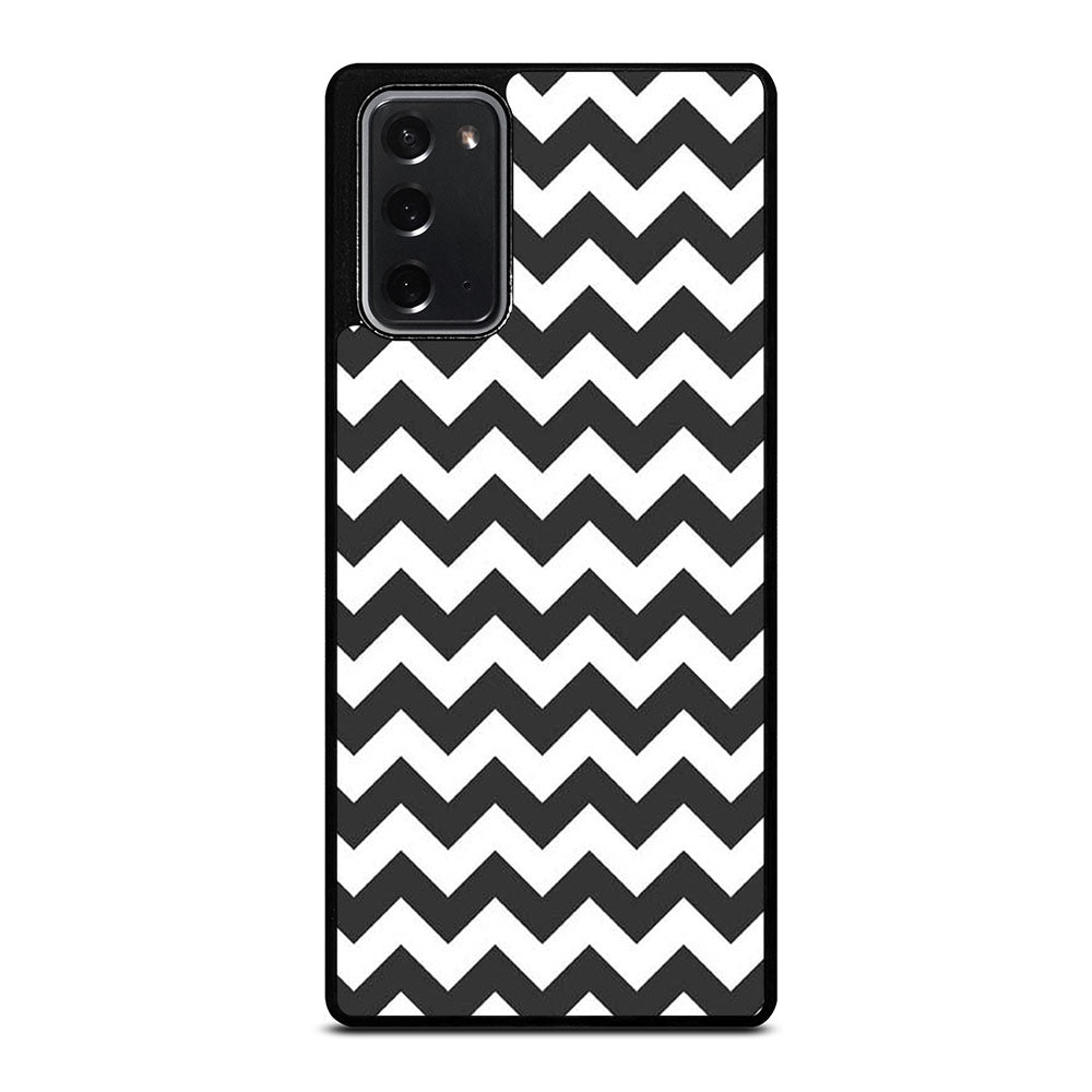 RILEY BLAKE CHEVRON PATTERN GREY Samsung Galaxy Note 20 Case Cover