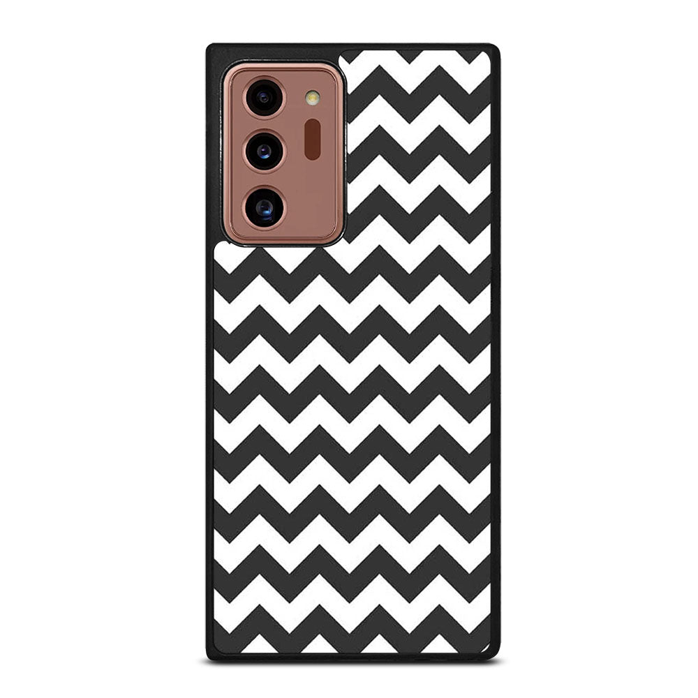 RILEY BLAKE CHEVRON PATTERN GREY Samsung Galaxy Note 20 Ultra Case Cover