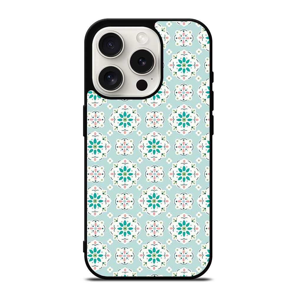 RILEY BLAKE BLUE PATTERN iPhone 15 Pro Case Cover