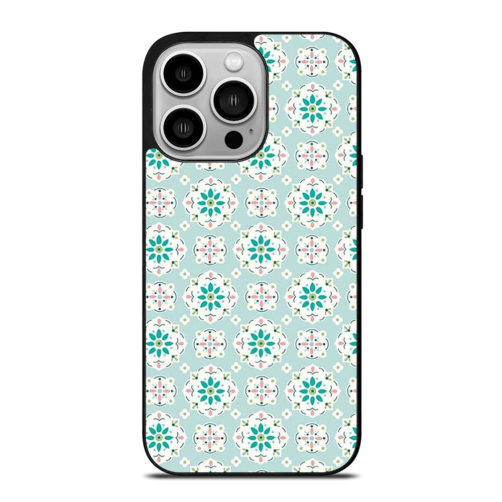RILEY BLAKE BLUE PATTERN iPhone 14 Pro Case Cover