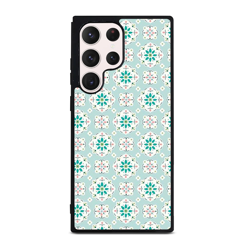 RILEY BLAKE BLUE PATTERN Samsung Galaxy S23 Ultra Case Cover