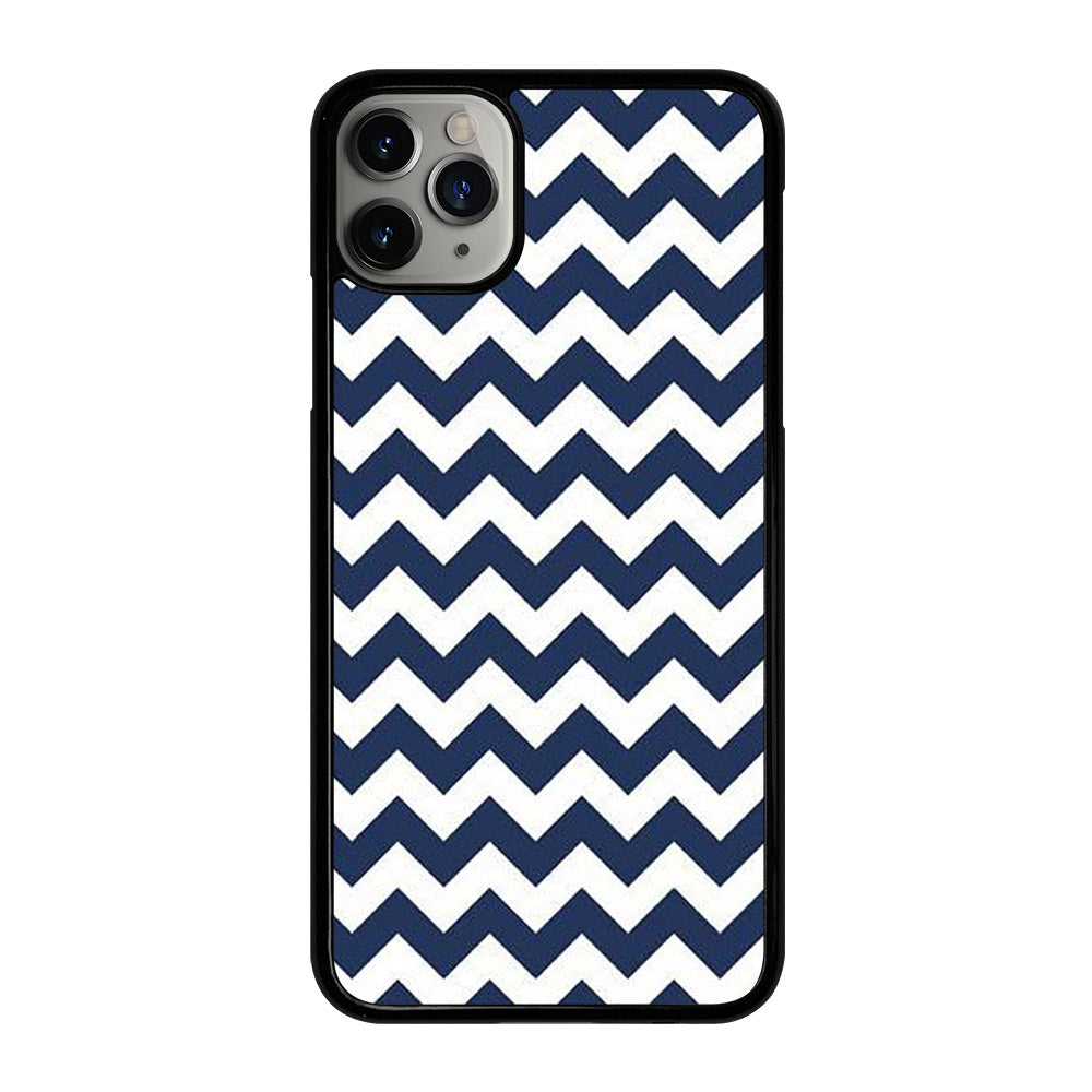 RILEY BLAKE CHEVRON PATTERN BLUE iPhone 11 Pro Max Case Cover