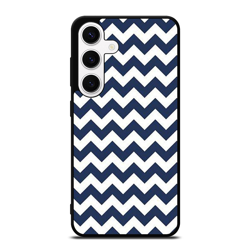 RILEY BLAKE CHEVRON PATTERN BLUE Samsung Galaxy S24 Case Cover