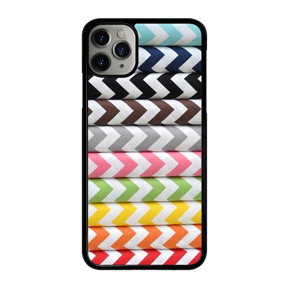 RILEY BLAKE CHEVRON PATTERN COLORFUL iPhone 11 Pro Max Case Cover