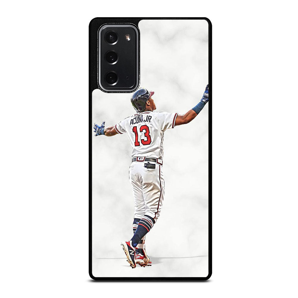 RONALD ACUNA JR ATLANTA BRAVES MARBLE Samsung Galaxy Note 20 Case Cover