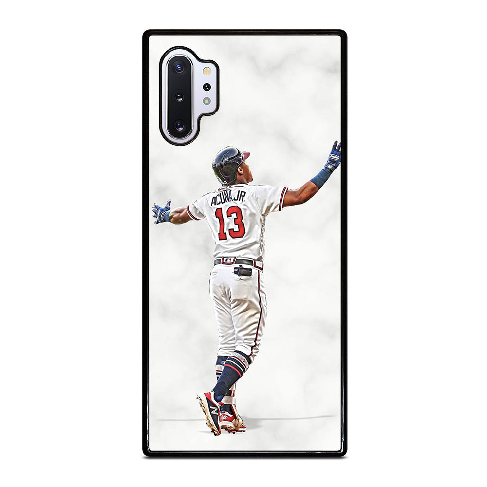 RONALD ACUNA JR ATLANTA BRAVES MARBLE Samsung Galaxy Note 10 Plus Case Cover