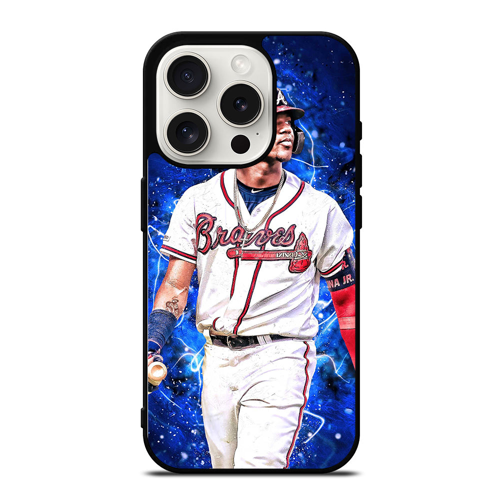 RONALD ACUNA JR ATLANTA BRAVES BASEBALL iPhone 15 Pro Case Cover