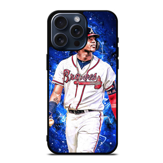 RONALD ACUNA JR ATLANTA BRAVES BASEBALL iPhone 15 Pro Max Case Cover