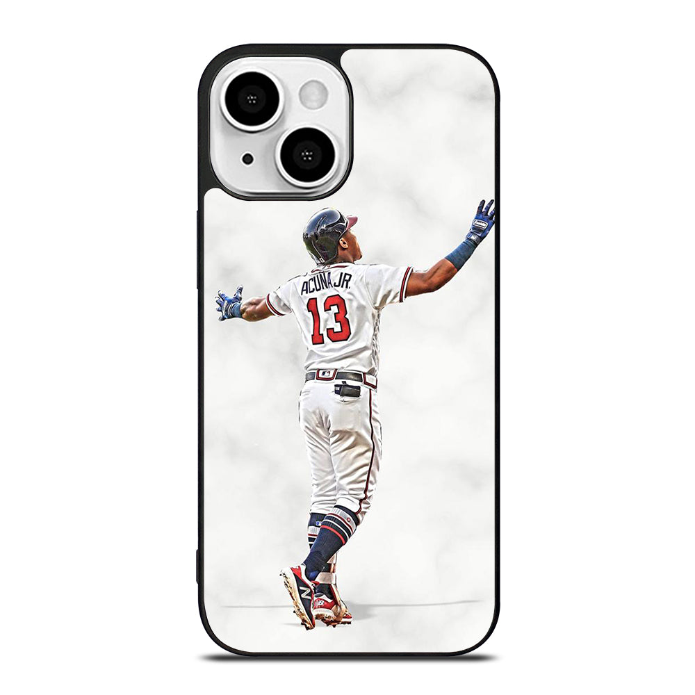 RONALD ACUNA JR ATLANTA BRAVES MARBLE iPhone 13 Mini Case Cover