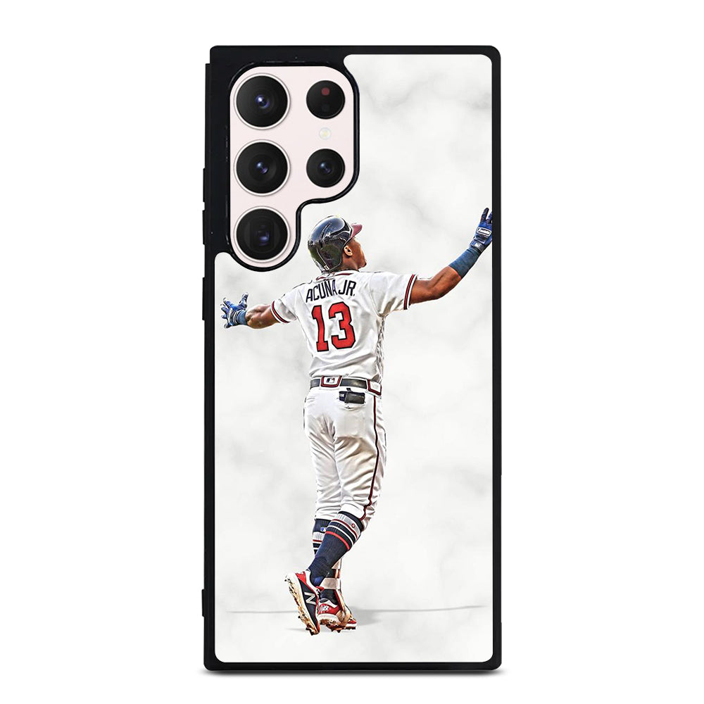 RONALD ACUNA JR ATLANTA BRAVES MARBLE Samsung Galaxy S23 Ultra Case Cover