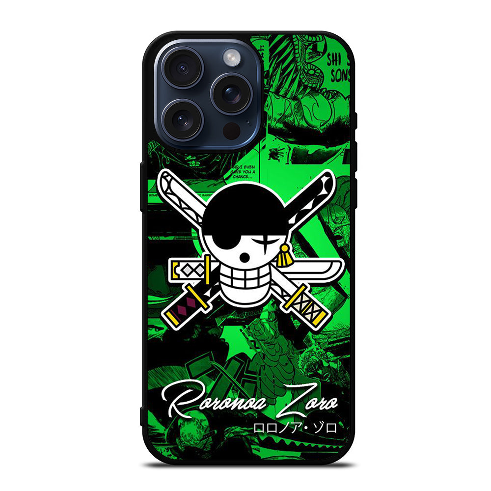 RORONOA ZORO ICON ONE PIECE iPhone 15 Pro Max Case Cover
