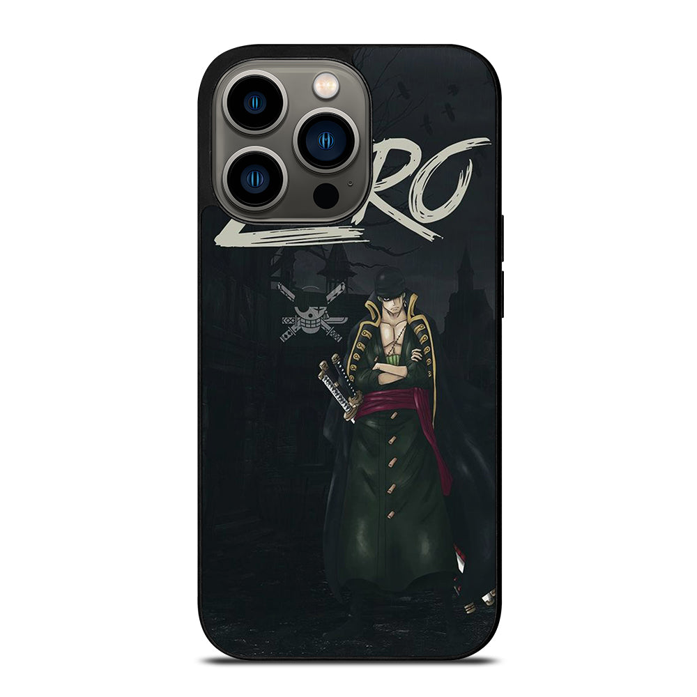 RORONOA ZORO ONE PIECE ANIME iPhone 13 Pro Case Cover