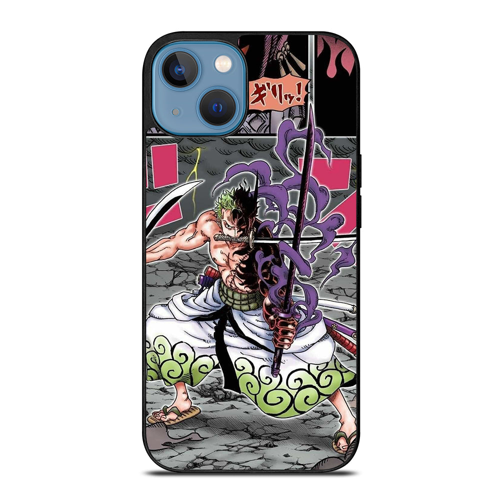 RORONOA ZORO ONE PIECE COMIC iPhone 13 Case Cover