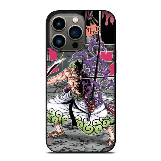RORONOA ZORO ONE PIECE COMIC iPhone 13 Pro Case Cover