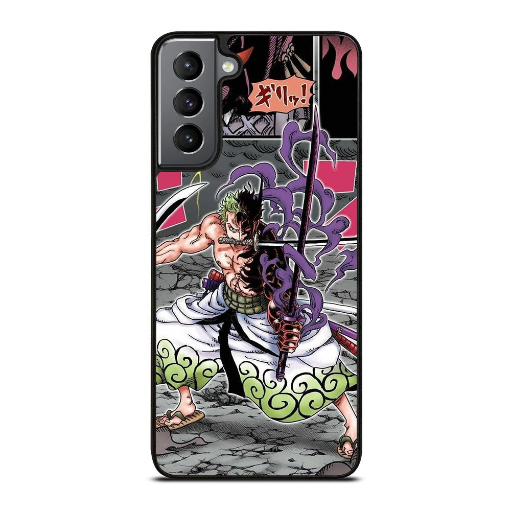 RORONOA ZORO ONE PIECE COMIC Samsung Galaxy S21 Plus Case Cover