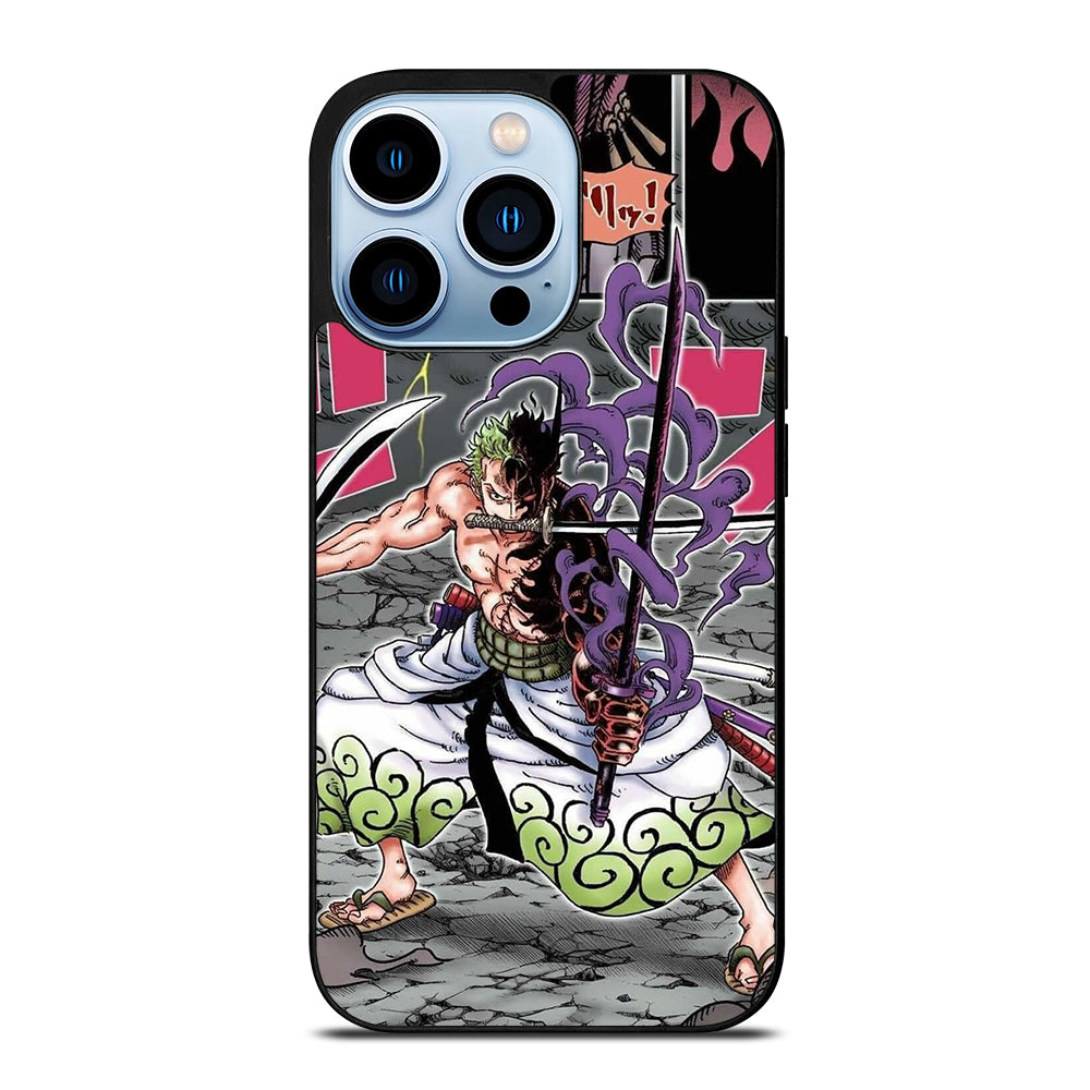 RORONOA ZORO ONE PIECE COMIC iPhone 13 Pro Max Case Cover