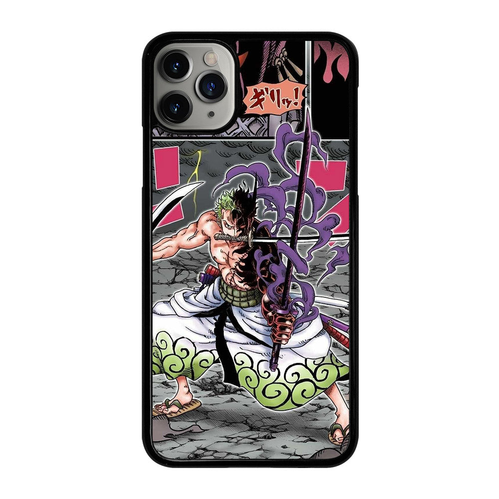 RORONOA ZORO ONE PIECE COMIC iPhone 11 Pro Max Case Cover