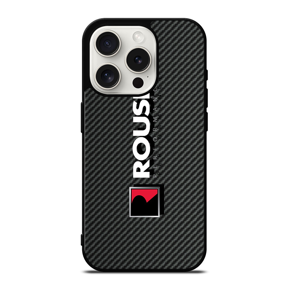 ROUSH RACING CARBON LOGO iPhone 15 Pro Case Cover