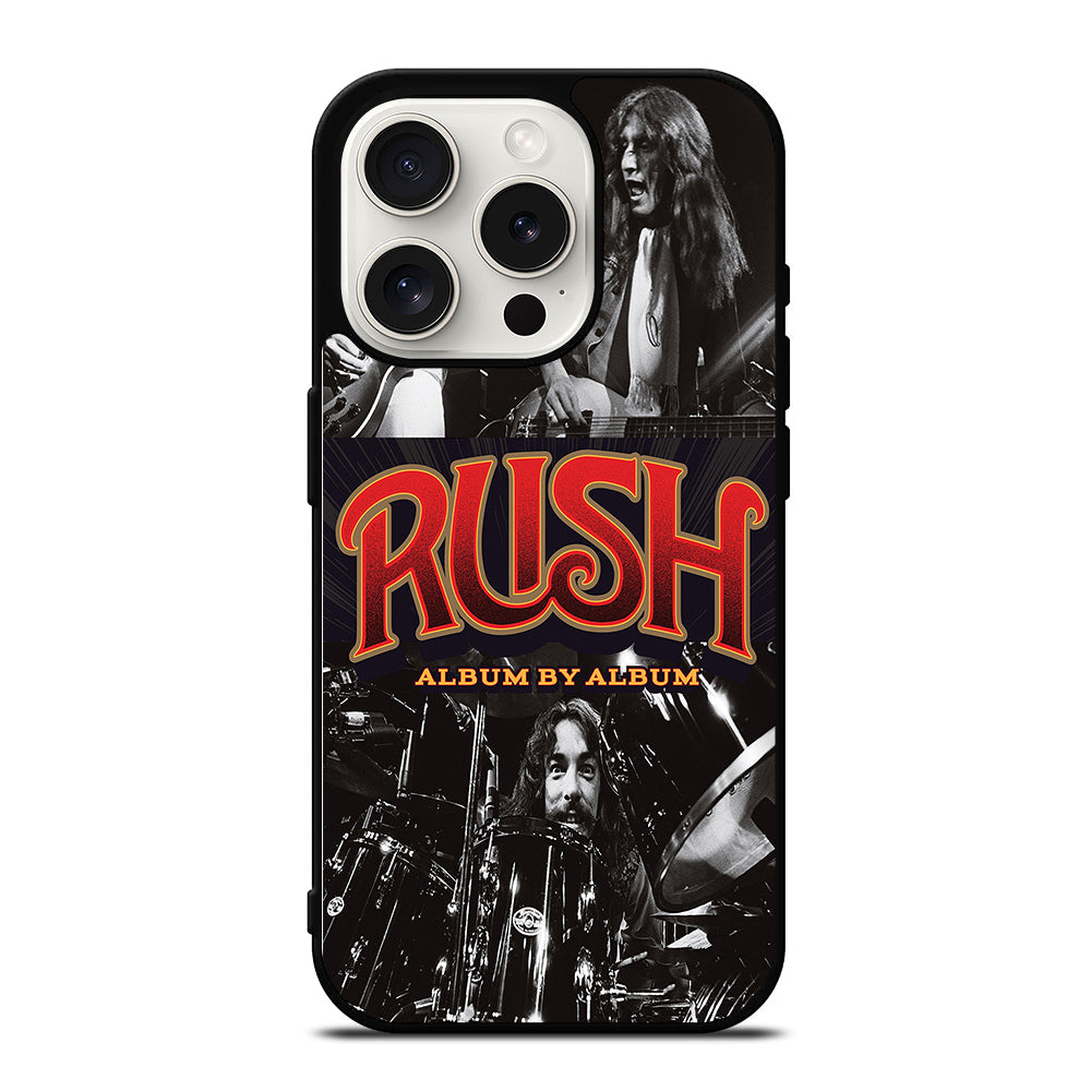 RUSH ALBUM BY ALBUM iPhone 15 Pro Case Cover