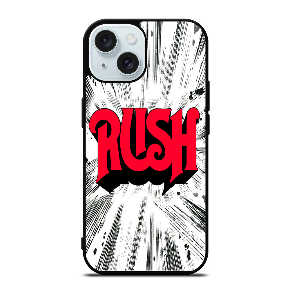 RUSH ROCK BAND LOGO iPhone 15 Case Cover