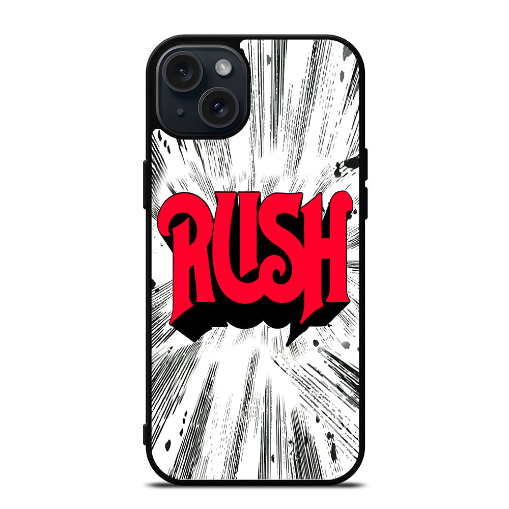 RUSH ROCK BAND LOGO iPhone 15 Plus Case Cover