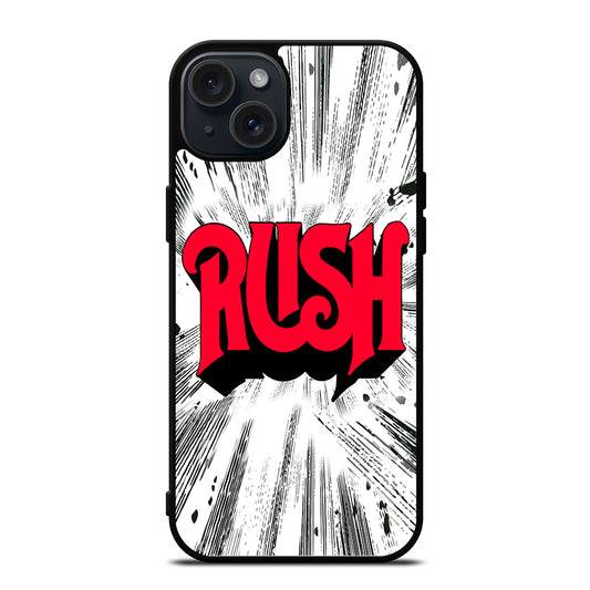 RUSH ROCK BAND LOGO iPhone 15 Plus Case Cover