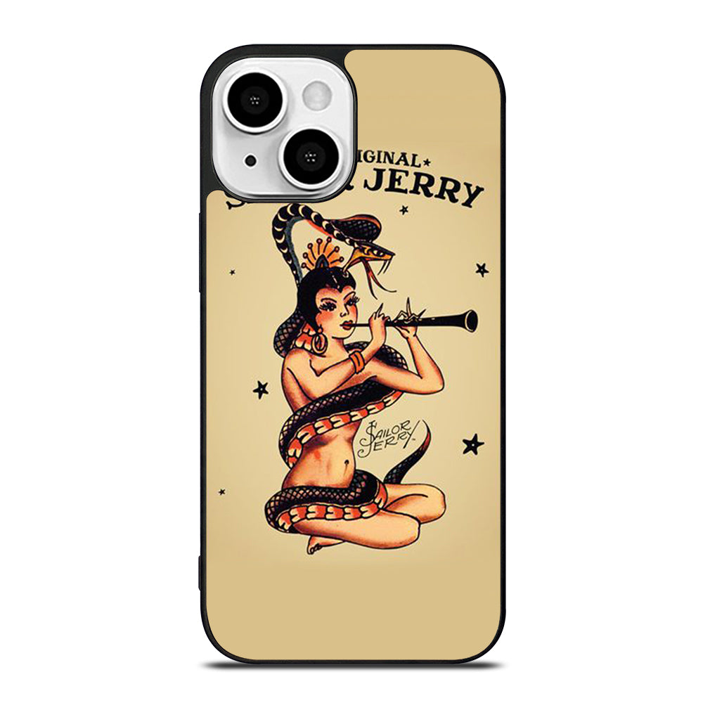 SAILOR JERRY GIRLL TATTOO 2 iPhone 13 Mini Case Cover