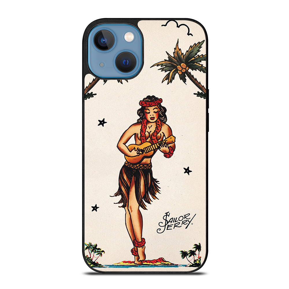 SAILOR JERRY GIRL TATTOO iPhone 13 Case Cover