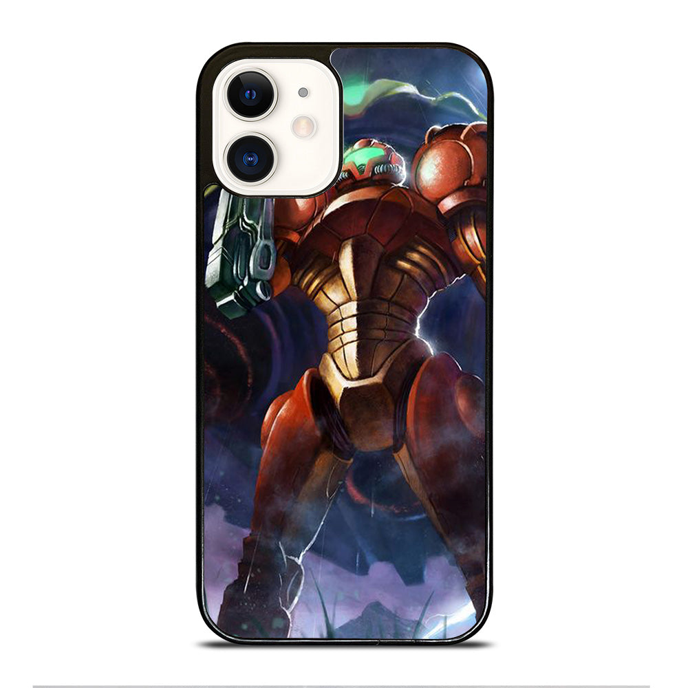 SAMUS ARAN METROID ART iPhone 12 Case Cover