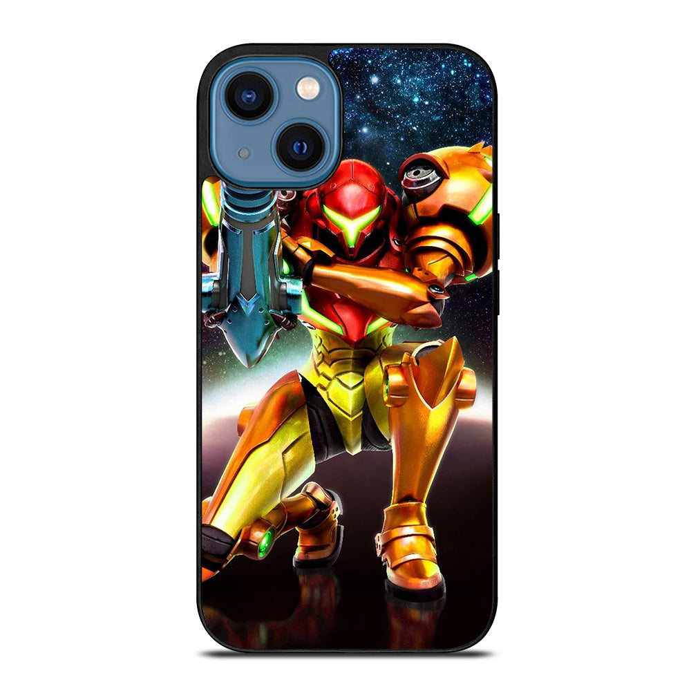 SAMUS ARAN METROID CARTOON iPhone 14 Case Cover