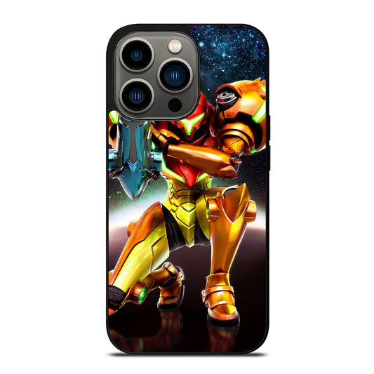 SAMUS ARAN METROID CARTOON iPhone 13 Pro Case Cover