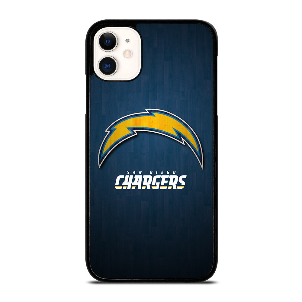 SAN DIEGO CHARGERS WOODEN LOGO iPhone 11 Case Cover