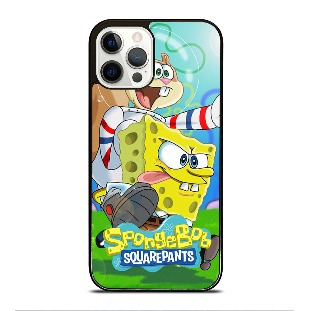 SANDY SQUIRREL AND SPONGEBOB SQUAREPANTS iPhone 12 Pro Case Cover
