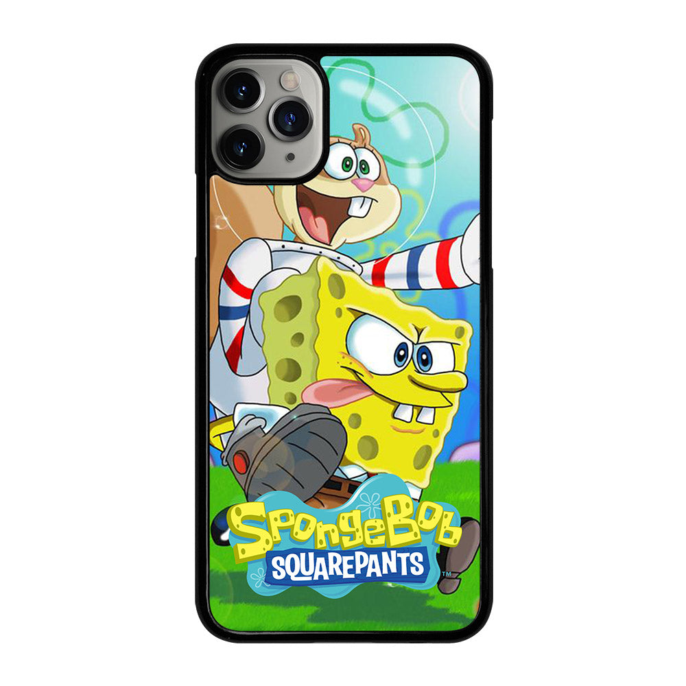 SANDY SQUIRREL AND SPONGEBOB SQUAREPANTS iPhone 11 Pro Max Case Cover