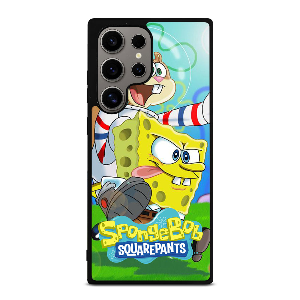 SANDY SQUIRREL AND SPONGEBOB SQUAREPANTS Samsung Galaxy S24 Ultra Case Cover