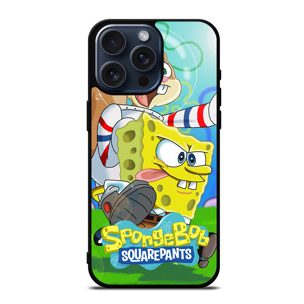 SANDY SQUIRREL AND SPONGEBOB SQUAREPANTS iPhone 15 Pro Max Case Cover