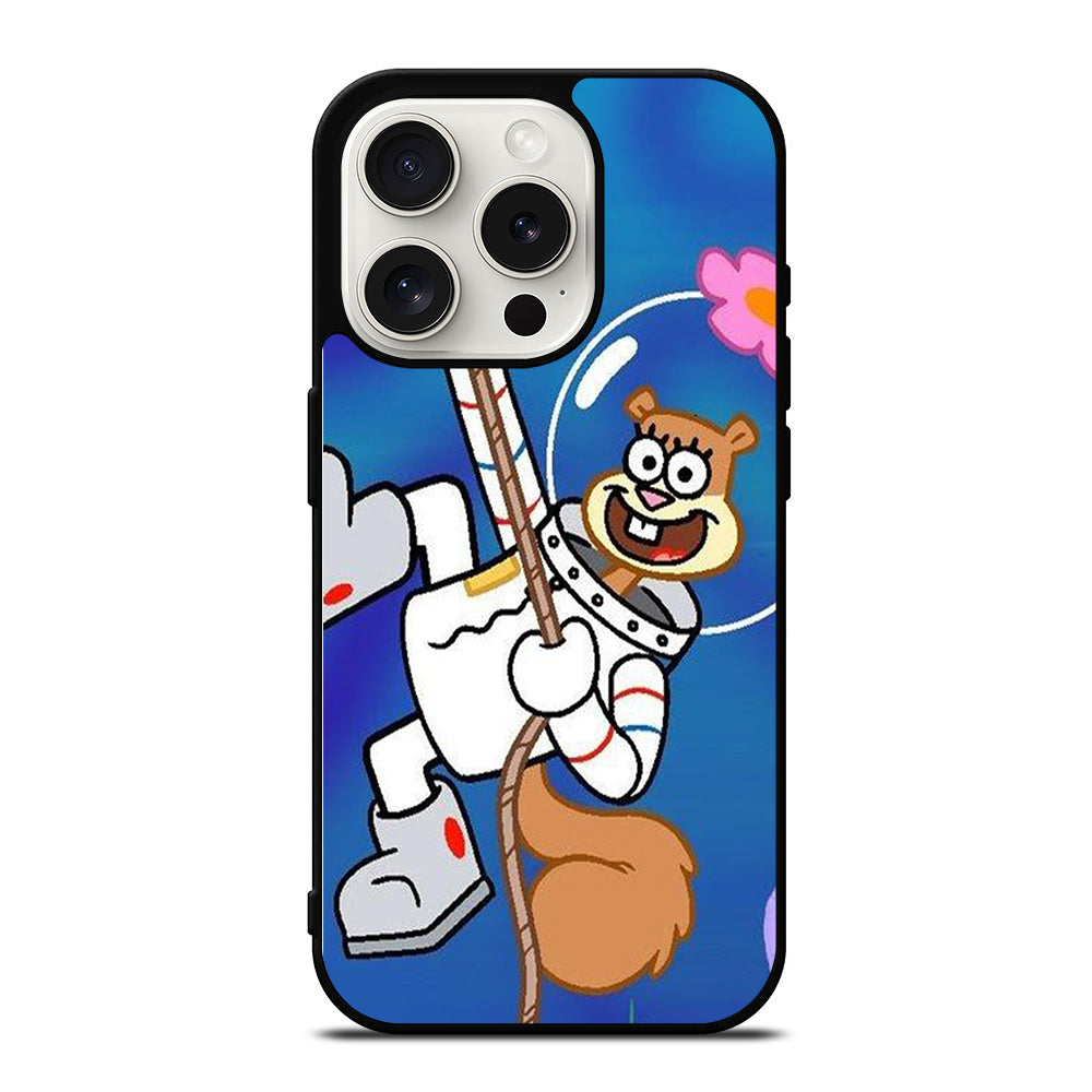 SANDY SQUIRREL CLIMBING SPONGEBOB iPhone 15 Pro Case Cover