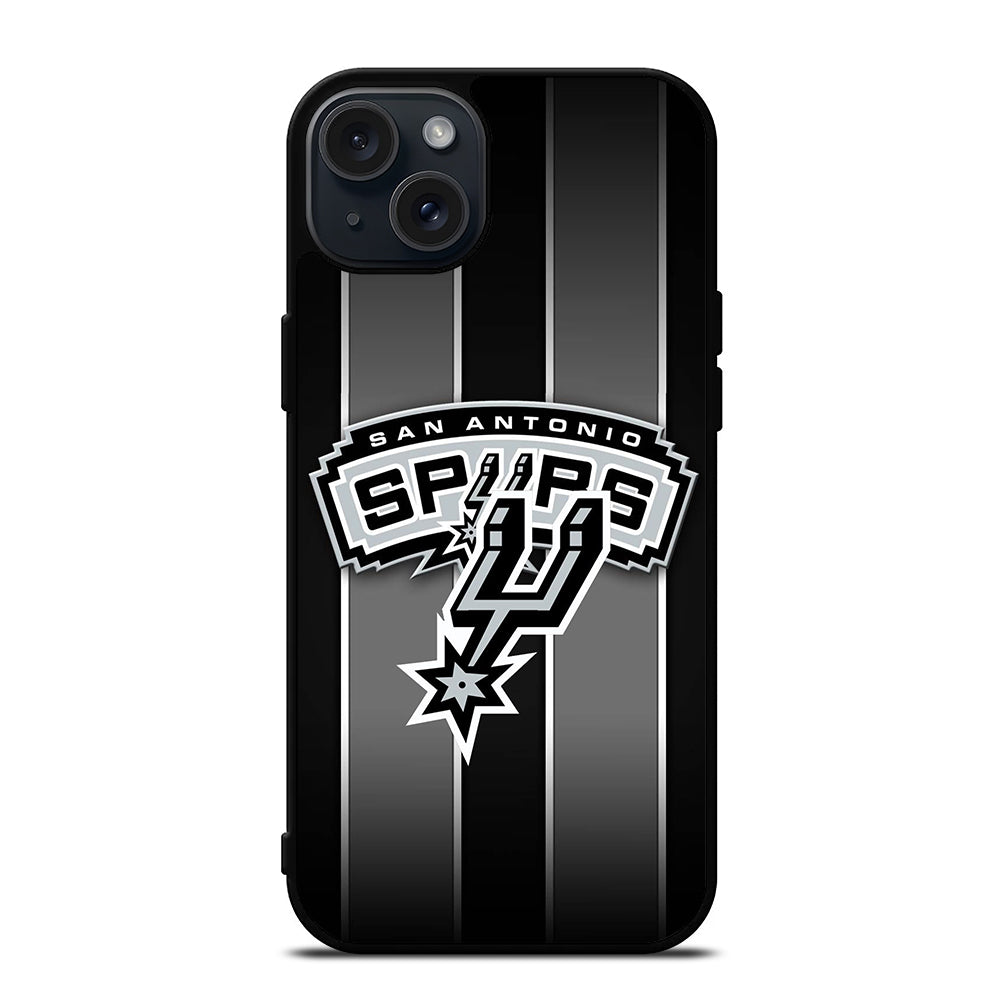 SAN ANTONIO SPURS NBA BASKETBALL 1 iPhone 15 Plus Case Cover