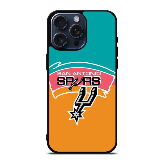 SAN ANTONIO SPURS NBA BASKETBALL 2 iPhone 15 Pro Max Case Cover