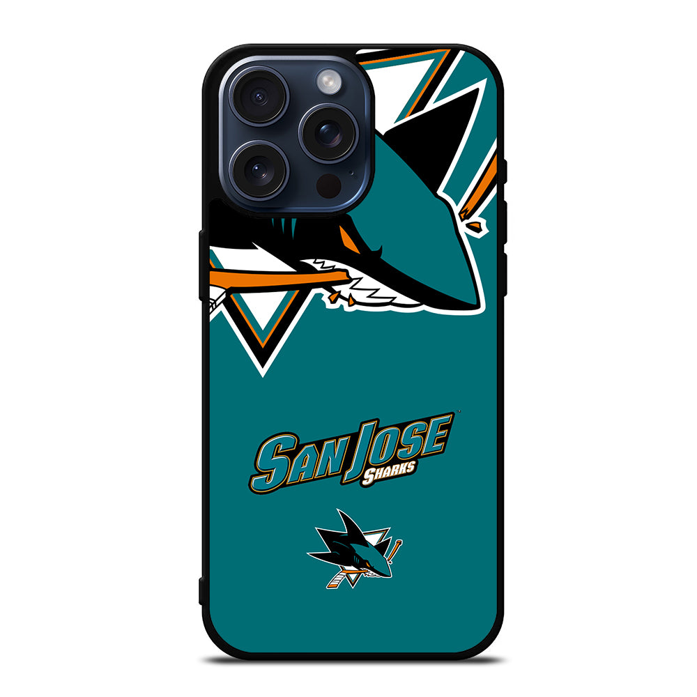 SAN JOSE SHARKS HOCKEY LOGO 3 iPhone 15 Pro Max Case Cover