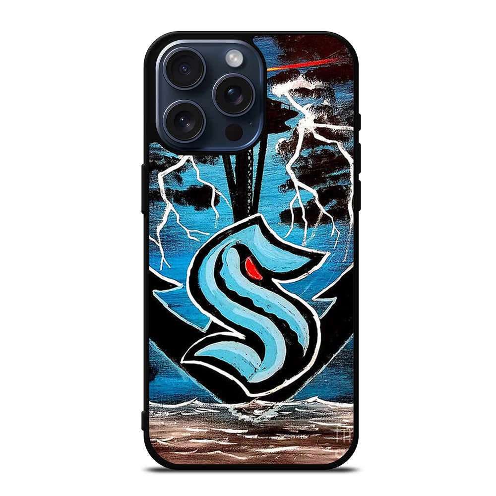 SEATTLE KRAKEN ART iPhone 15 Pro Max Case Cover